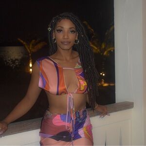 Colorful Abstract Print Set